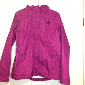 Fuchsia North Face RainCoat